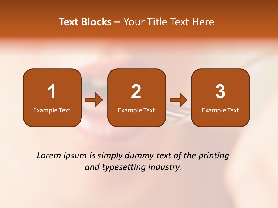 A Woman Holding A Spoon With A Pill On It PowerPoint Template