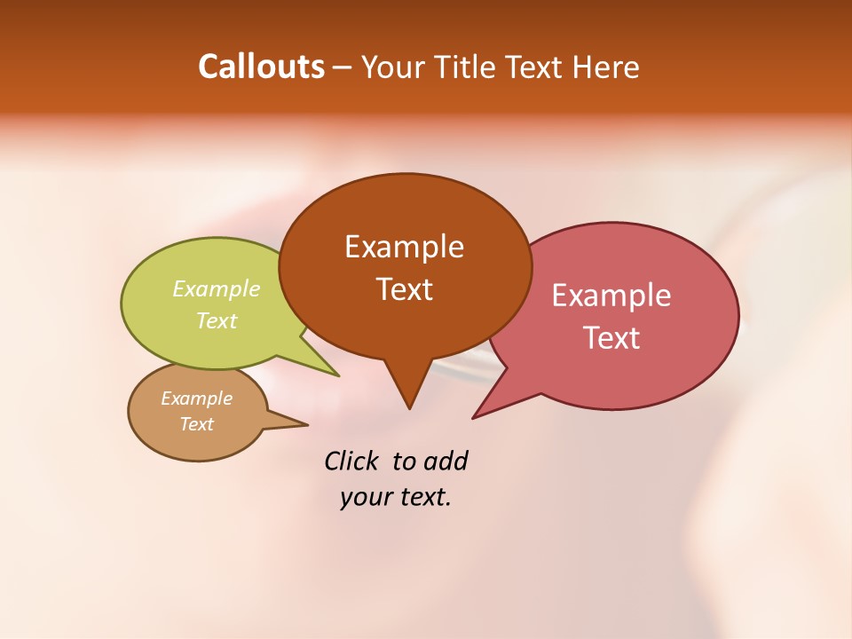 A Woman Holding A Spoon With A Pill On It PowerPoint Template