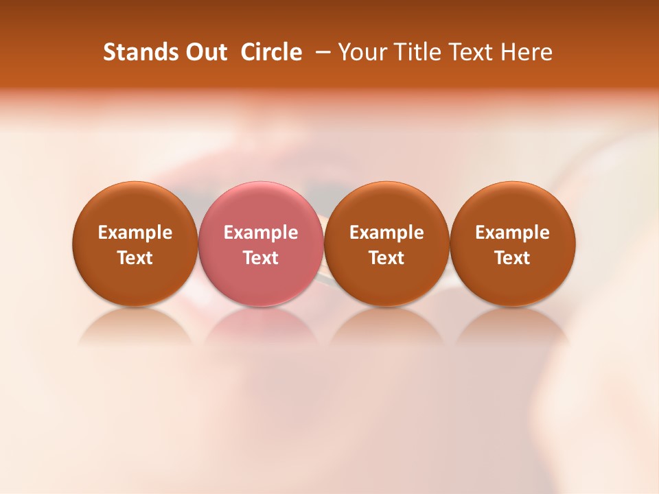 A Woman Holding A Spoon With A Pill On It PowerPoint Template