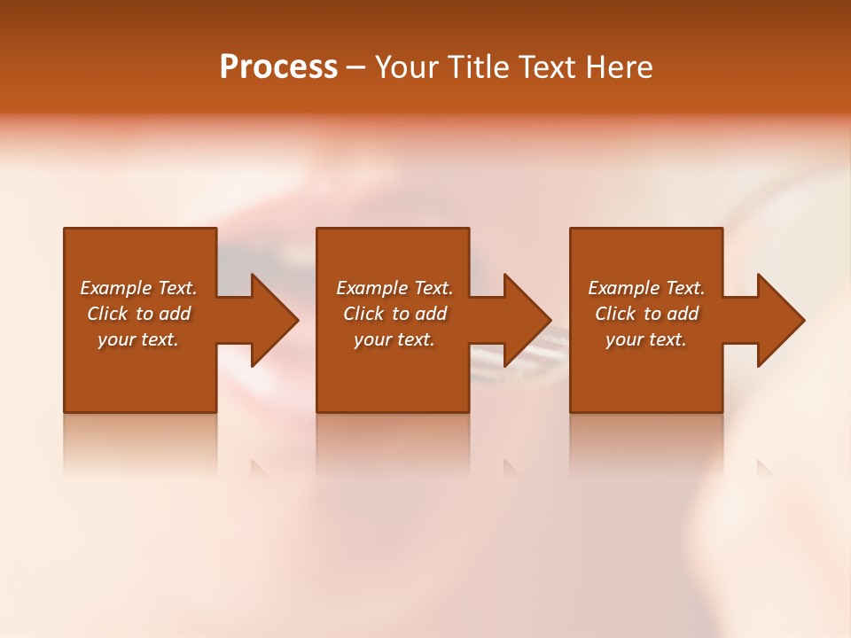 A Woman Holding A Spoon With A Pill On It PowerPoint Template
