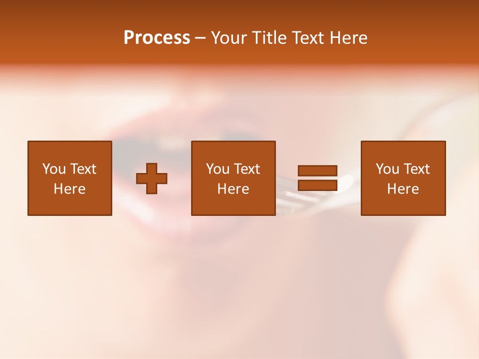 A Woman Holding A Spoon With A Pill On It PowerPoint Template