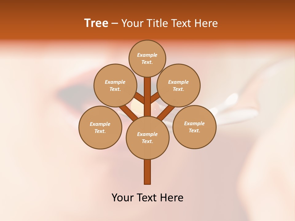 A Woman Holding A Spoon With A Pill On It PowerPoint Template