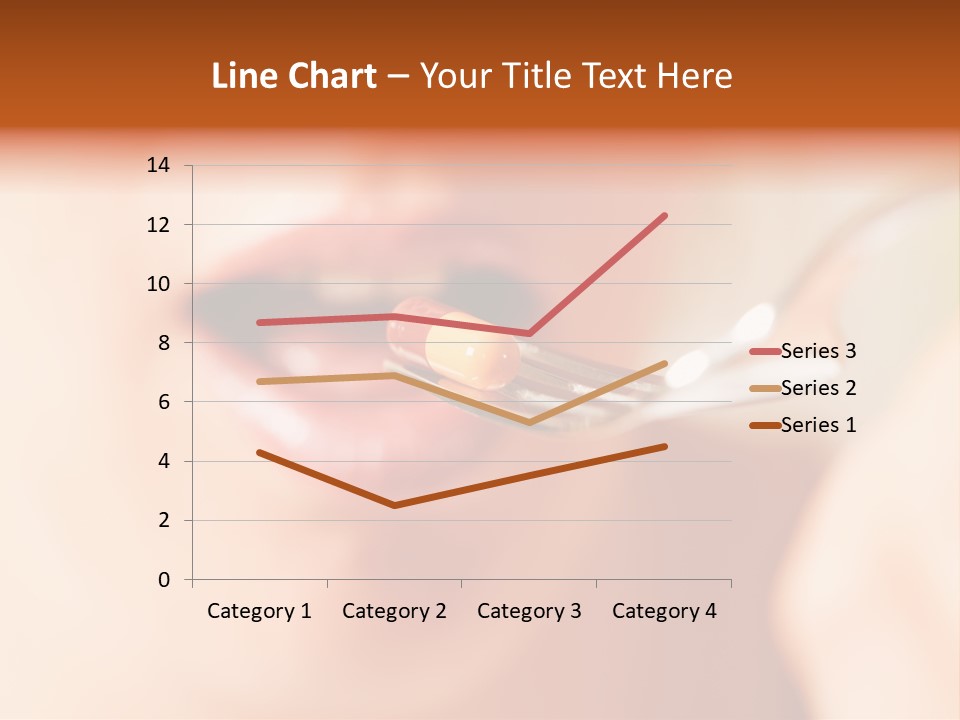 A Woman Holding A Spoon With A Pill On It PowerPoint Template