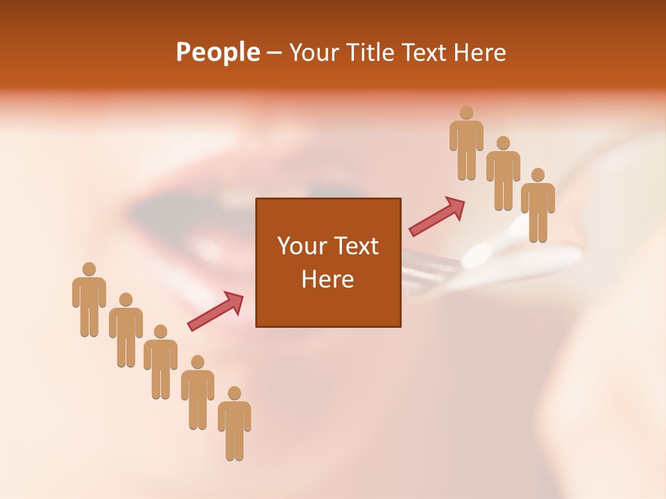 A Woman Holding A Spoon With A Pill On It PowerPoint Template