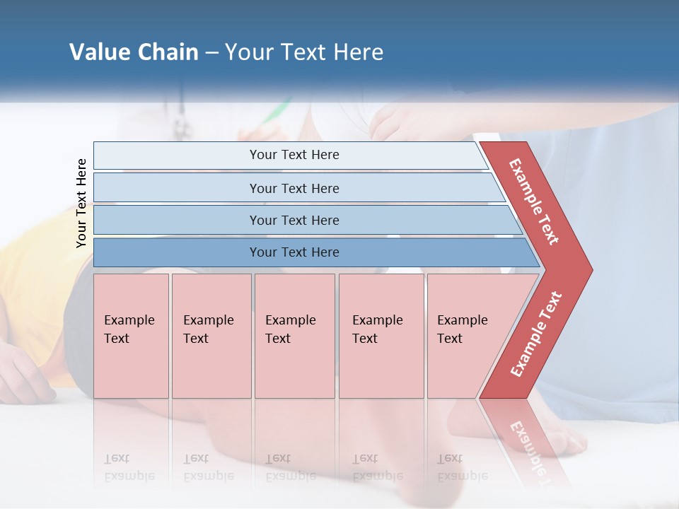 A Doctor Examining A Man's Leg With A Stethoscope PowerPoint Template