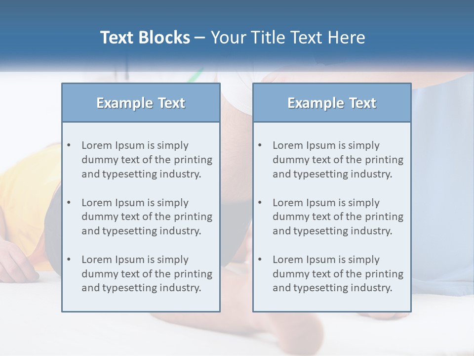 A Doctor Examining A Man's Leg With A Stethoscope PowerPoint Template