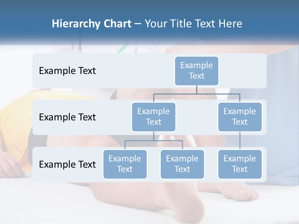 A Doctor Examining A Man's Leg With A Stethoscope PowerPoint Template