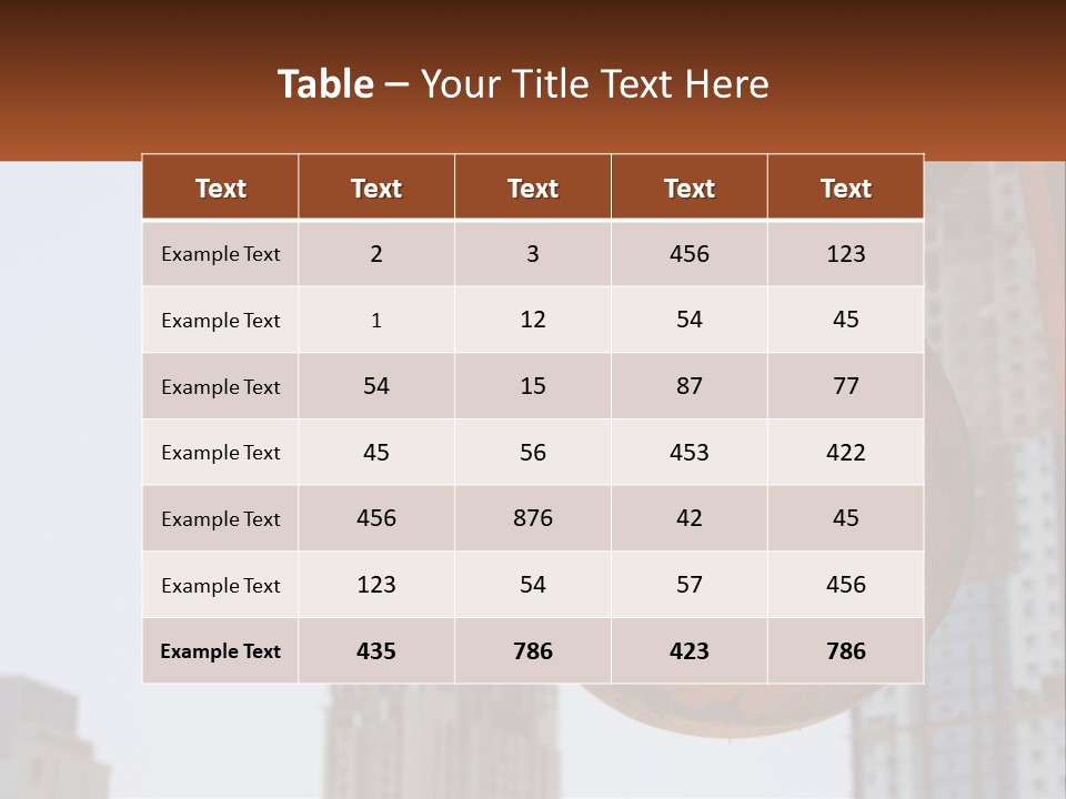 A Rusted Chain With A Building In The Background PowerPoint Template
