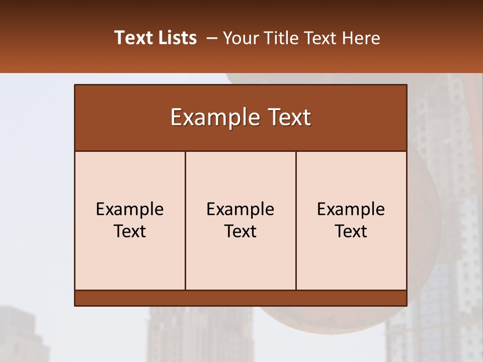 A Rusted Chain With A Building In The Background PowerPoint Template