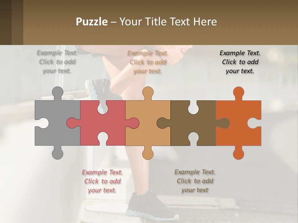 A Person Sitting On A Wall With Their Legs Crossed PowerPoint Template