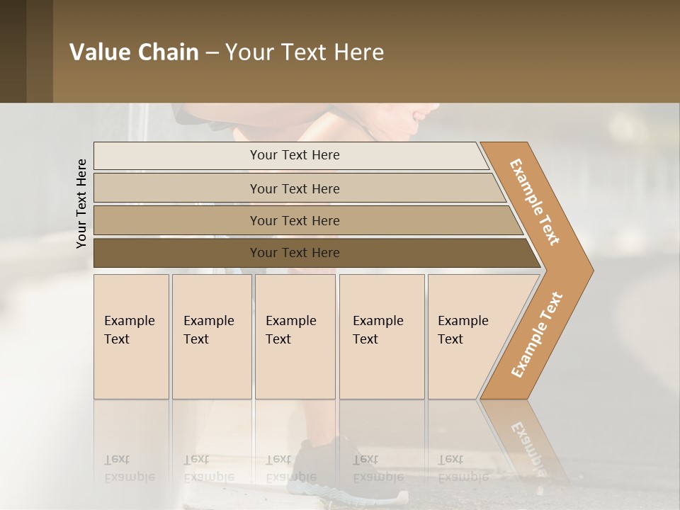 A Person Sitting On A Wall With Their Legs Crossed PowerPoint Template