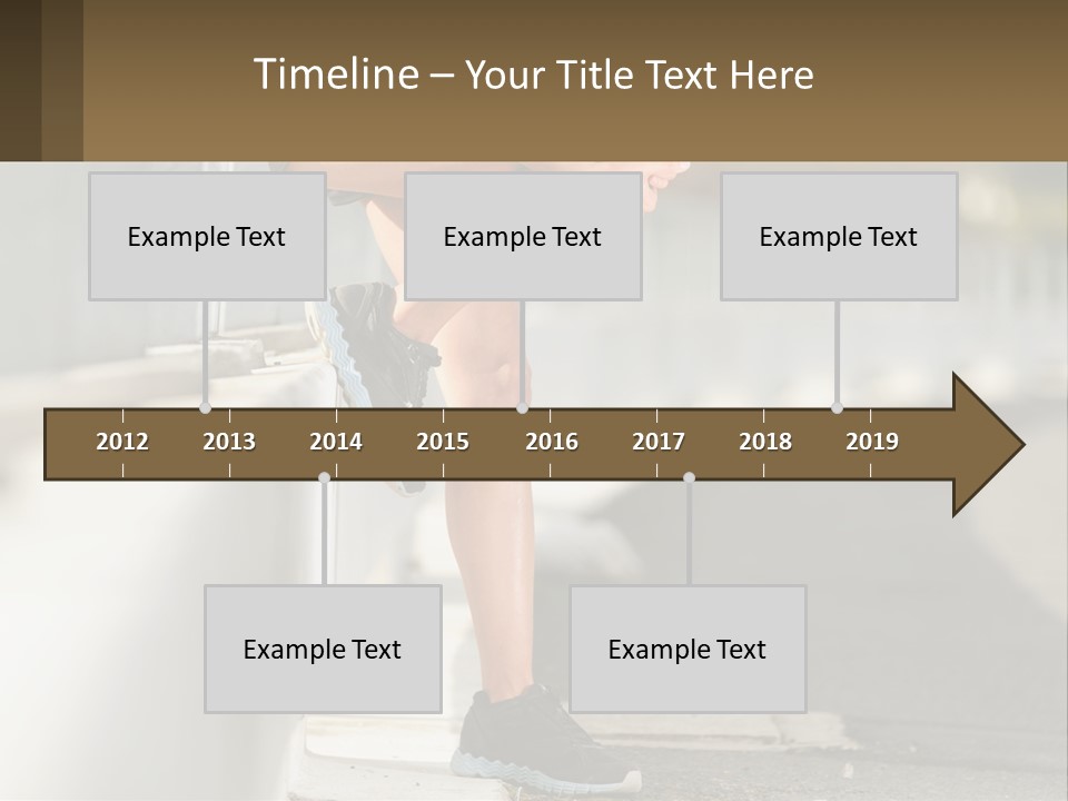 A Person Sitting On A Wall With Their Legs Crossed PowerPoint Template