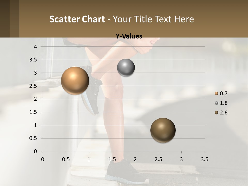 A Person Sitting On A Wall With Their Legs Crossed PowerPoint Template