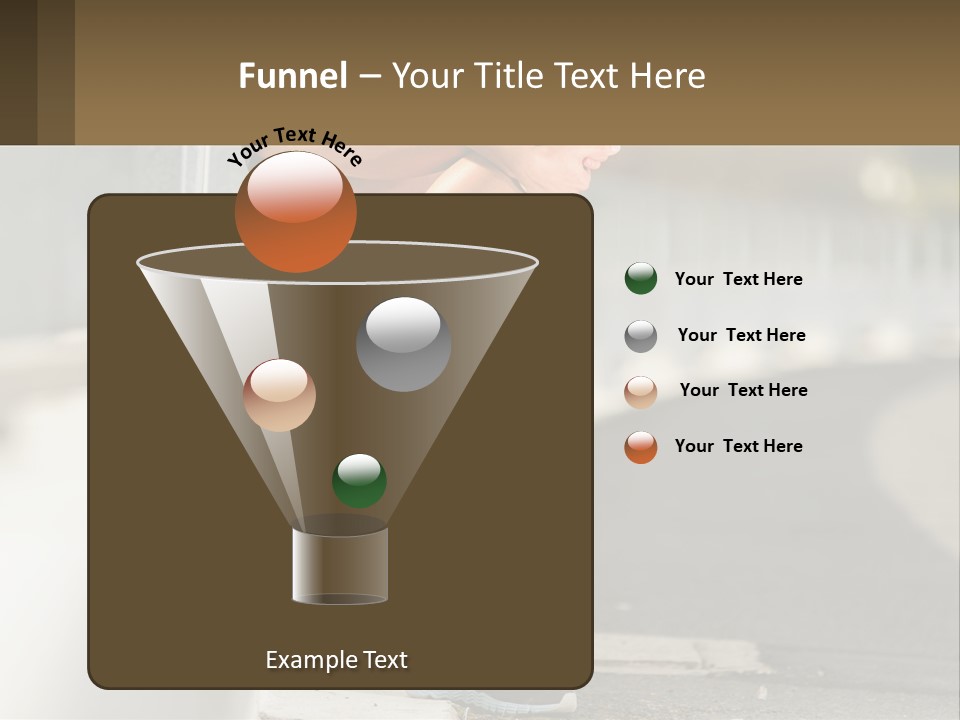 A Person Sitting On A Wall With Their Legs Crossed PowerPoint Template