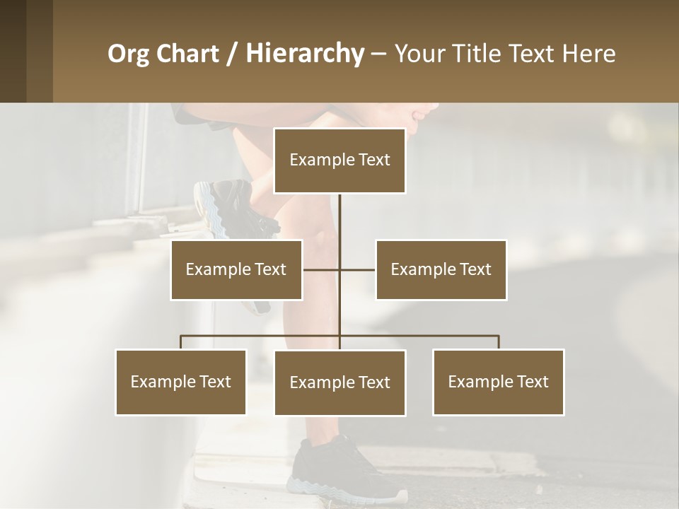 A Person Sitting On A Wall With Their Legs Crossed PowerPoint Template