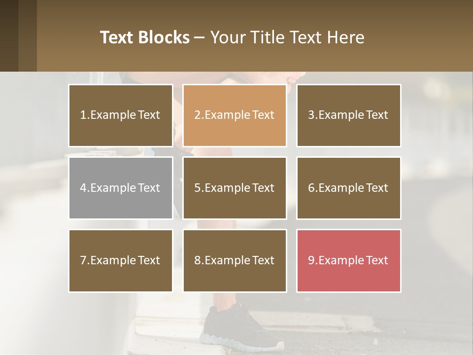 A Person Sitting On A Wall With Their Legs Crossed PowerPoint Template