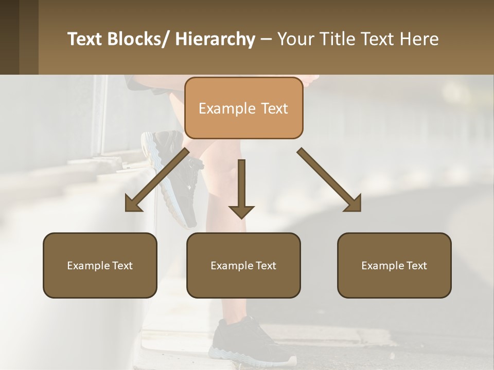 A Person Sitting On A Wall With Their Legs Crossed PowerPoint Template