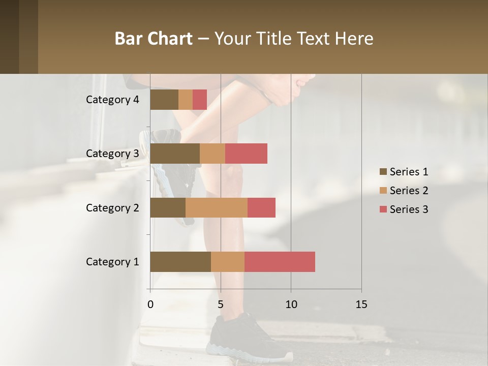 A Person Sitting On A Wall With Their Legs Crossed PowerPoint Template