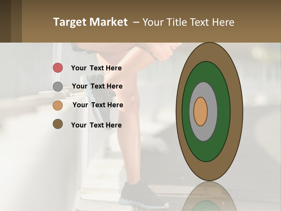 A Person Sitting On A Wall With Their Legs Crossed PowerPoint Template