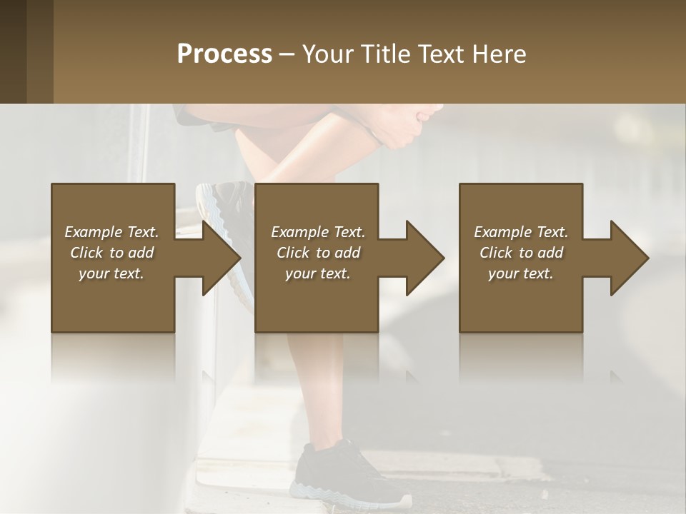 A Person Sitting On A Wall With Their Legs Crossed PowerPoint Template