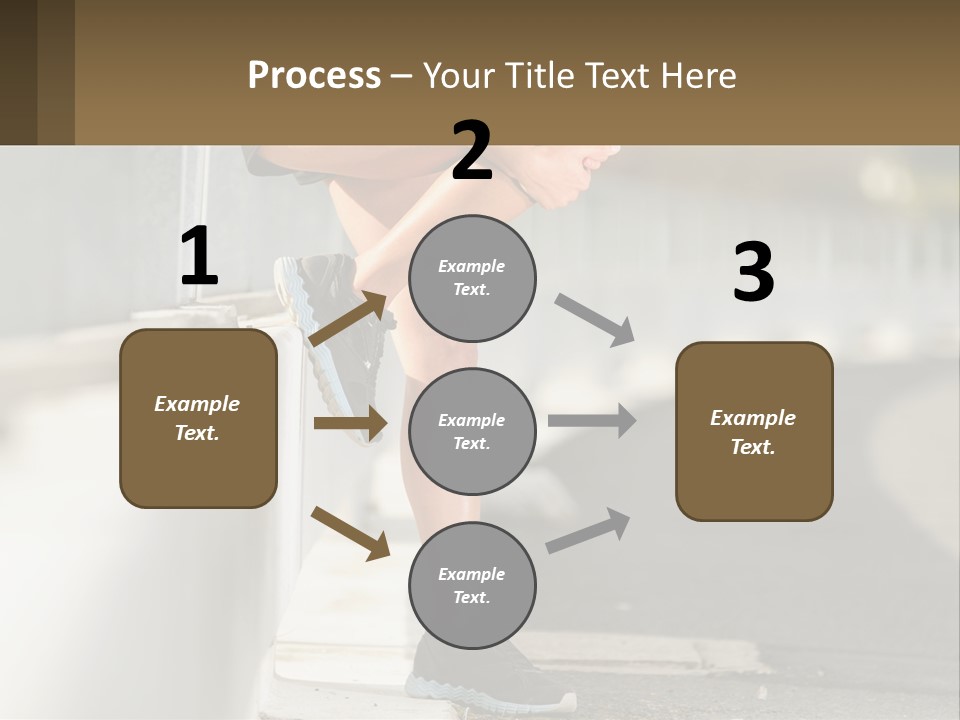 A Person Sitting On A Wall With Their Legs Crossed PowerPoint Template