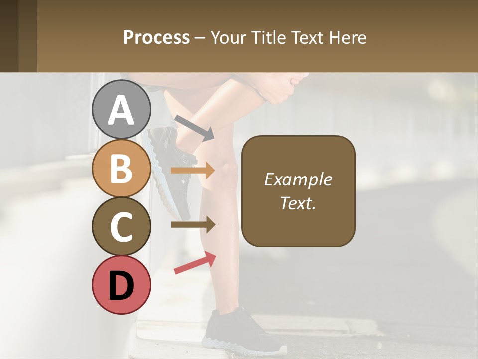 A Person Sitting On A Wall With Their Legs Crossed PowerPoint Template