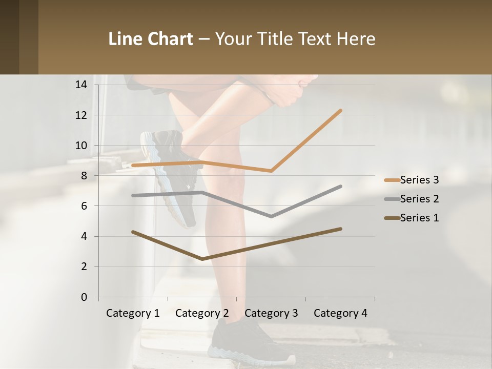 A Person Sitting On A Wall With Their Legs Crossed PowerPoint Template