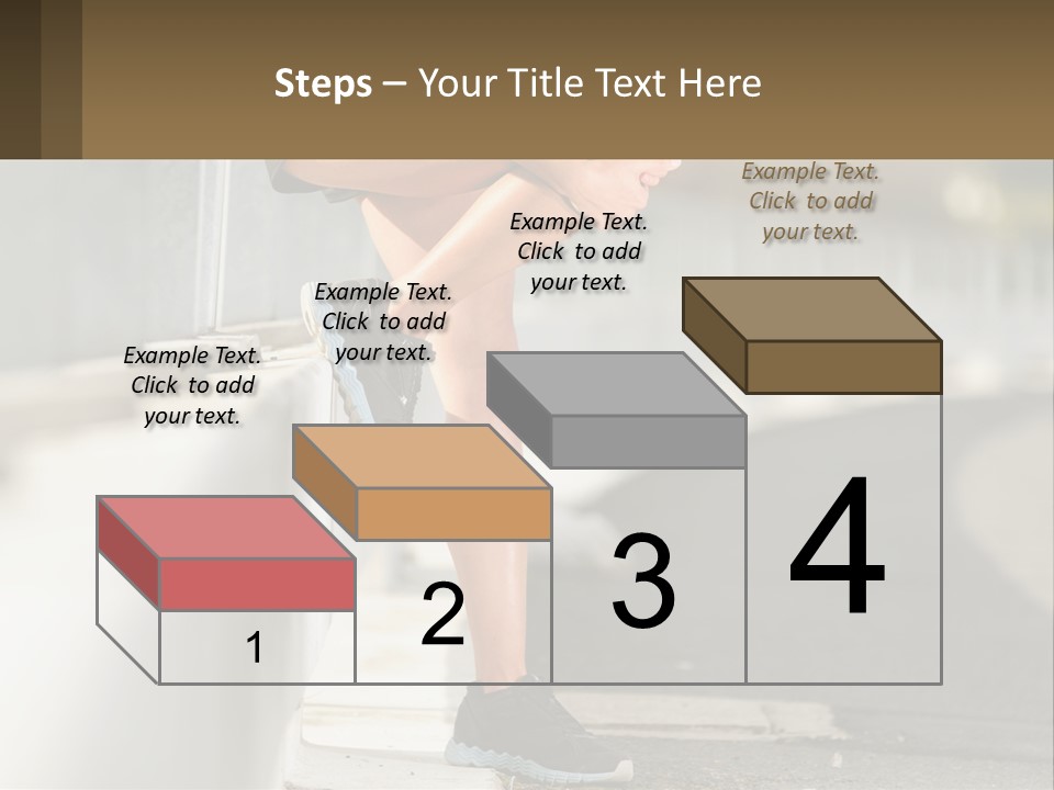 A Person Sitting On A Wall With Their Legs Crossed PowerPoint Template