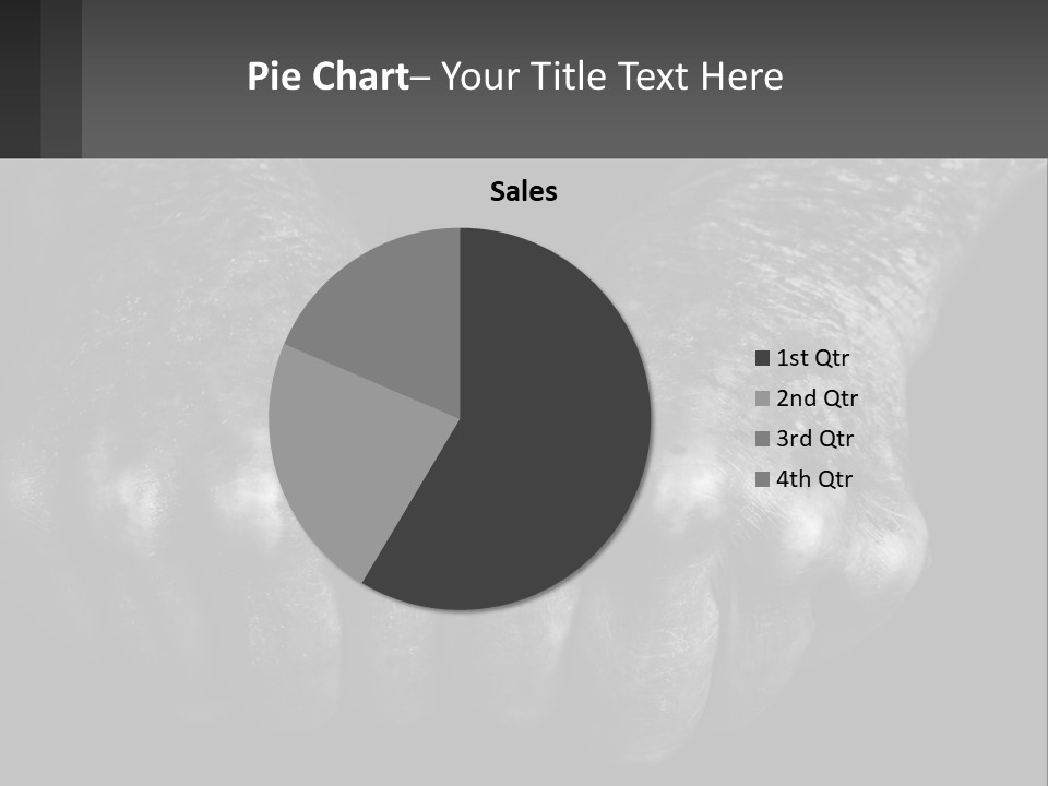 A Black And White Photo Of Two Hands Holding Something PowerPoint Template