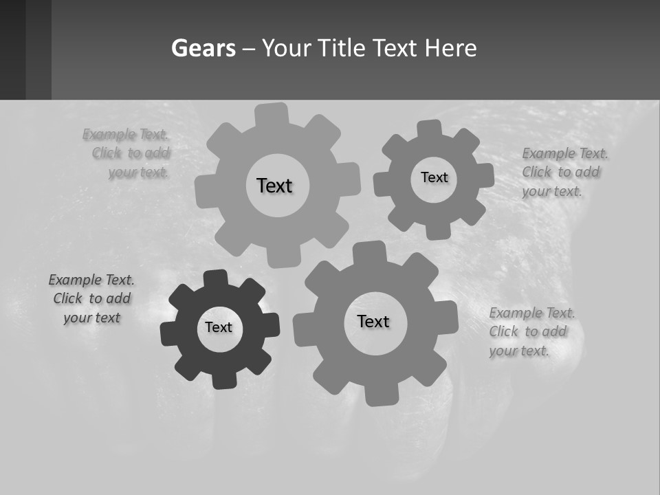 A Black And White Photo Of Two Hands Holding Something PowerPoint Template