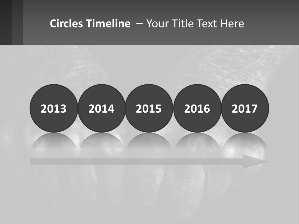 A Black And White Photo Of Two Hands Holding Something PowerPoint Template