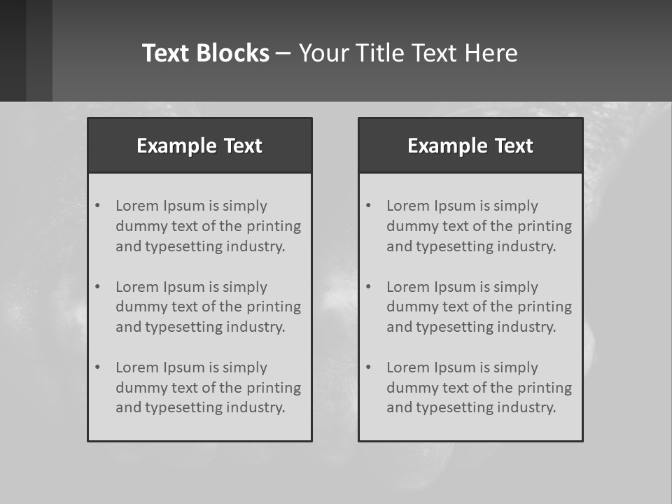 A Black And White Photo Of Two Hands Holding Something PowerPoint Template