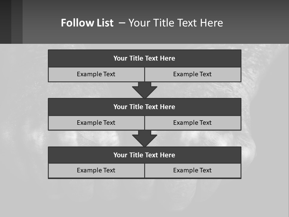 A Black And White Photo Of Two Hands Holding Something PowerPoint Template