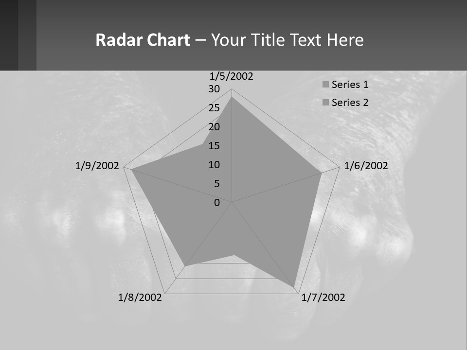 A Black And White Photo Of Two Hands Holding Something PowerPoint Template