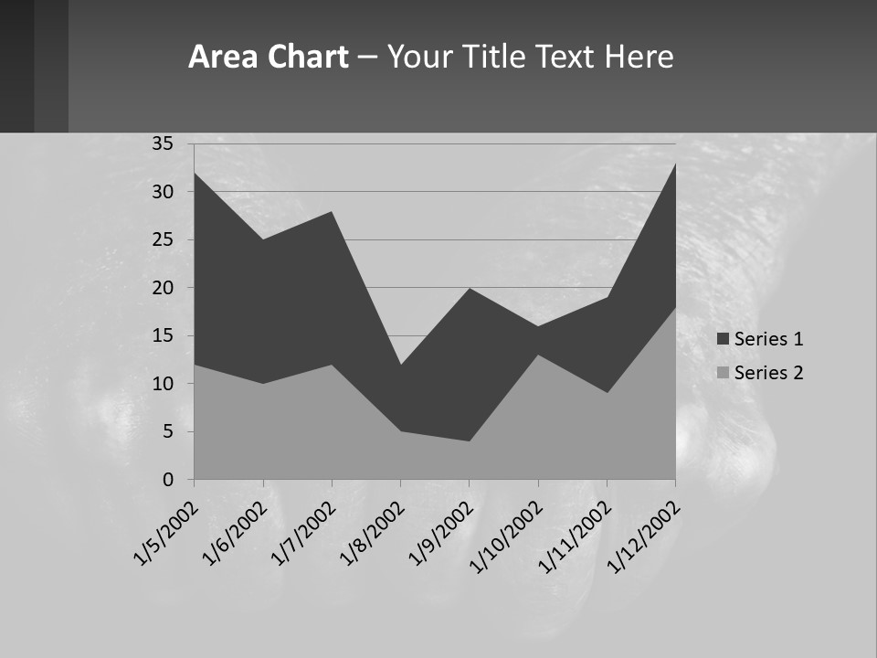A Black And White Photo Of Two Hands Holding Something PowerPoint Template