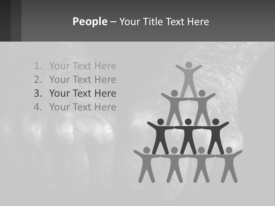 A Black And White Photo Of Two Hands Holding Something PowerPoint Template