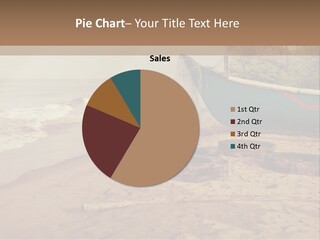 A Boat Sitting On Top Of A Sandy Beach PowerPoint Template