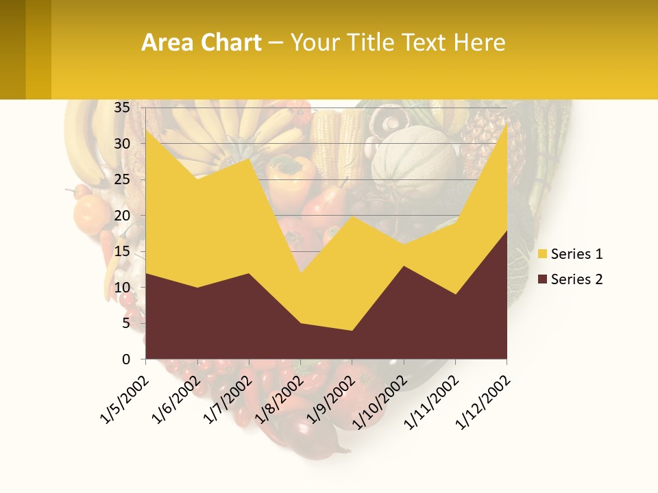 A Heart Shaped Arrangement Of Fruits And Vegetables PowerPoint Template
