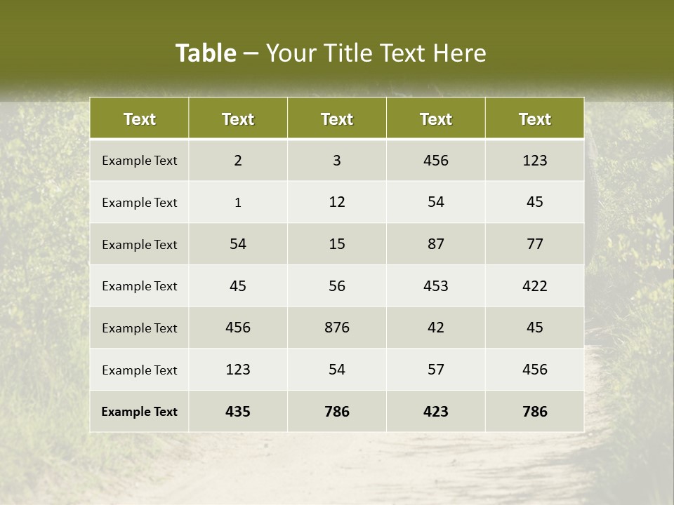 A Group Of Elephants Walking Down A Dirt Road PowerPoint Template