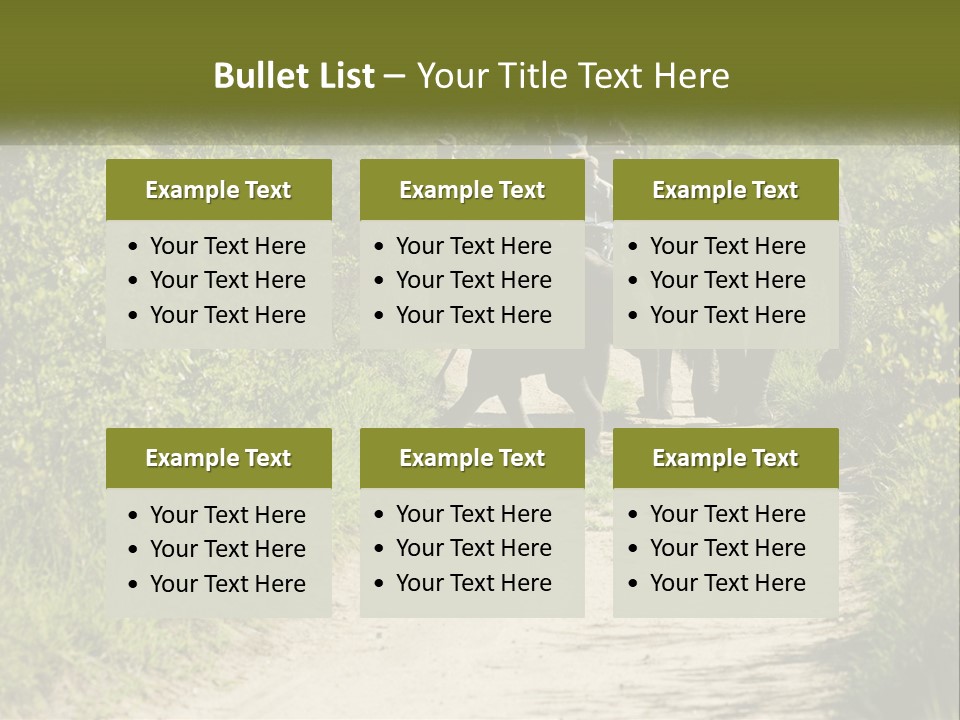 A Group Of Elephants Walking Down A Dirt Road PowerPoint Template