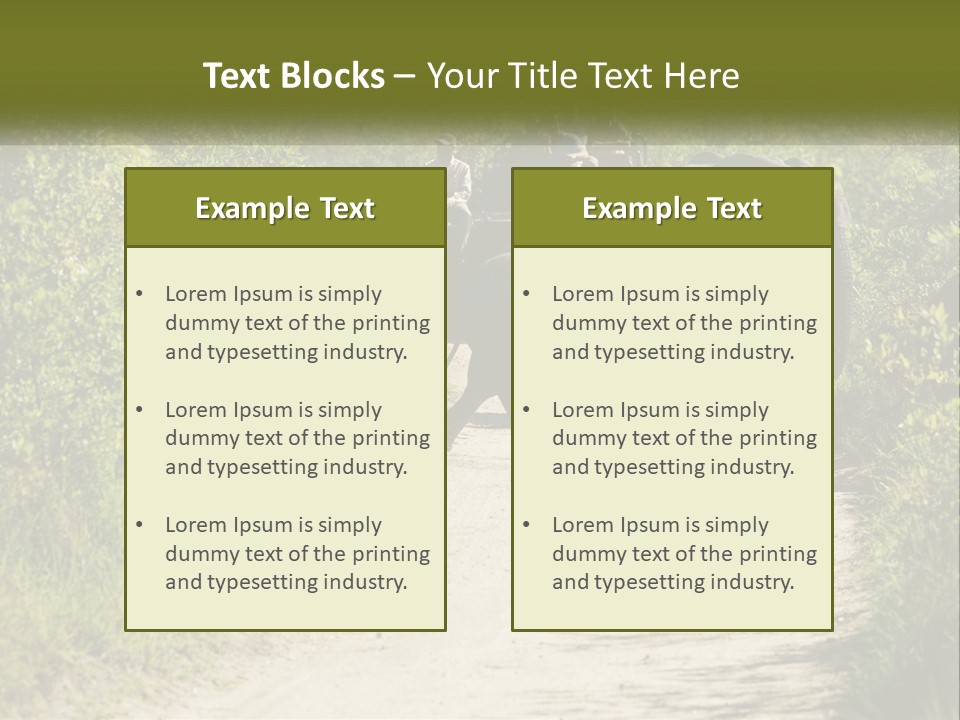 A Group Of Elephants Walking Down A Dirt Road PowerPoint Template