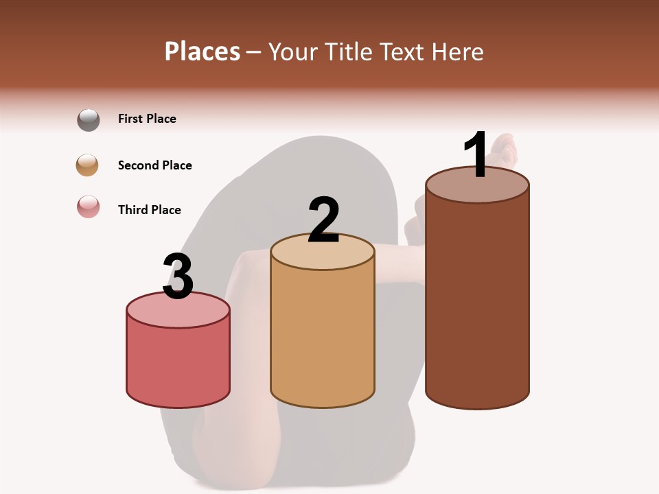 A Woman Sitting On The Ground With Her Feet Up PowerPoint Template