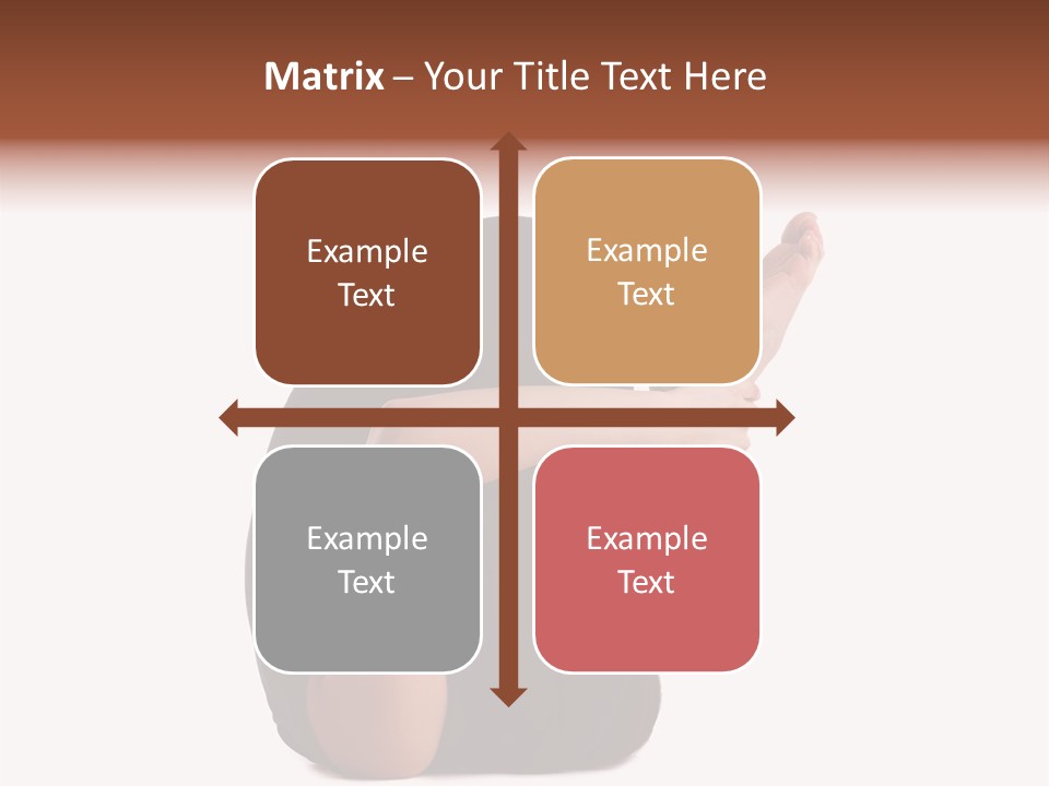 A Woman Sitting On The Ground With Her Feet Up PowerPoint Template