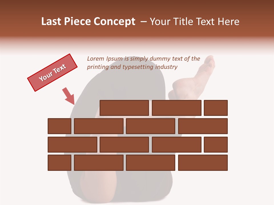 A Woman Sitting On The Ground With Her Feet Up PowerPoint Template