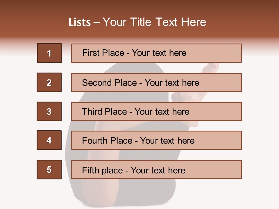 A Woman Sitting On The Ground With Her Feet Up PowerPoint Template