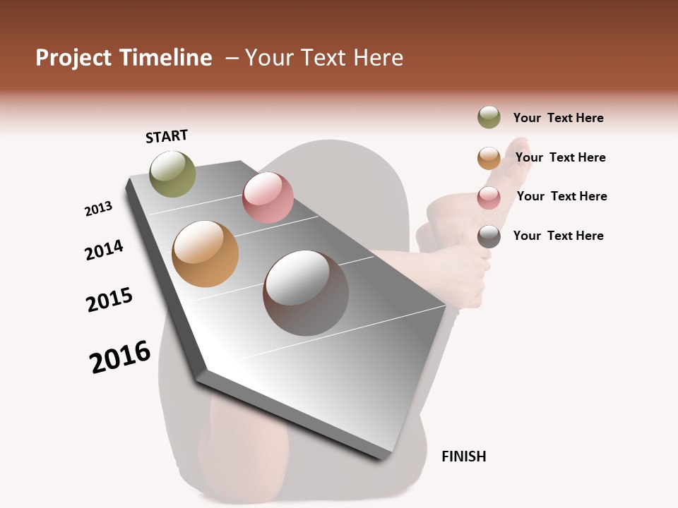 A Woman Sitting On The Ground With Her Feet Up PowerPoint Template