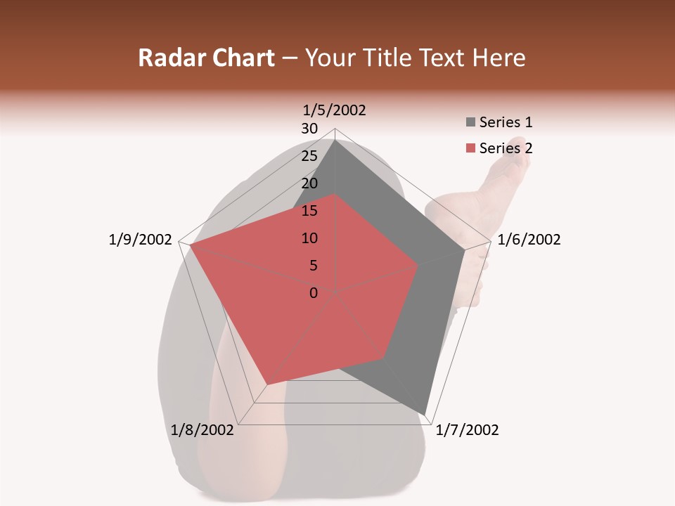 A Woman Sitting On The Ground With Her Feet Up PowerPoint Template