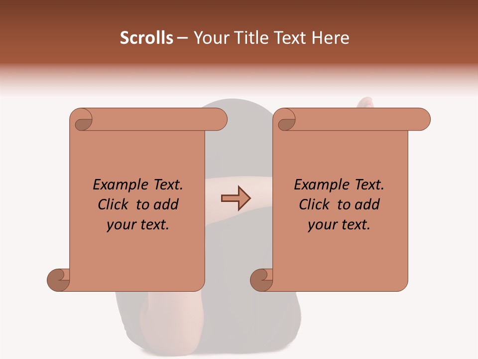 A Woman Sitting On The Ground With Her Feet Up PowerPoint Template