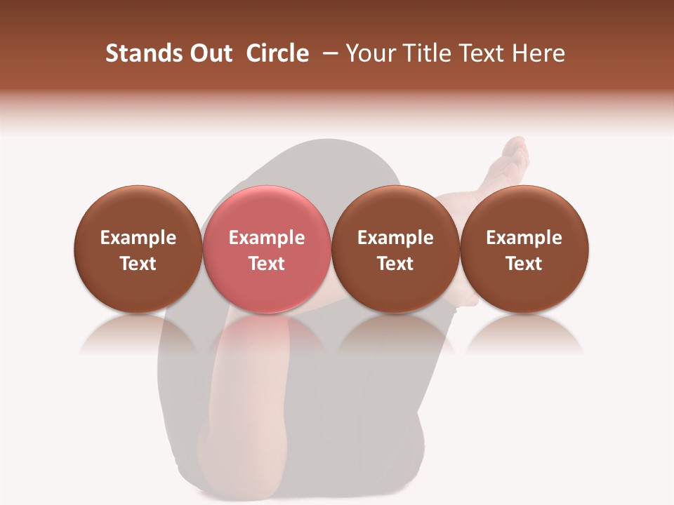 A Woman Sitting On The Ground With Her Feet Up PowerPoint Template