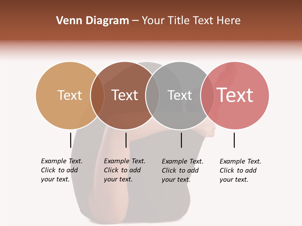 A Woman Sitting On The Ground With Her Feet Up PowerPoint Template